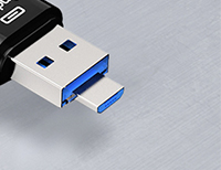 cheap Multifunction USB-C/USB OTG Card Reader