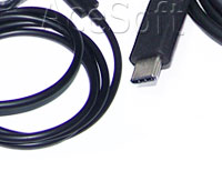 low Type C to USB 2.0 Male Cable