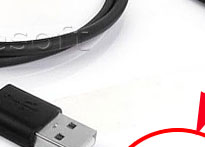low Type C to USB 2.0 Male Cable